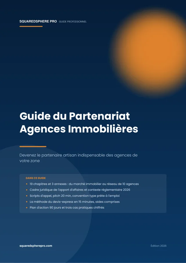 Couverture du Guide du Partenariat avec les agences immobilières