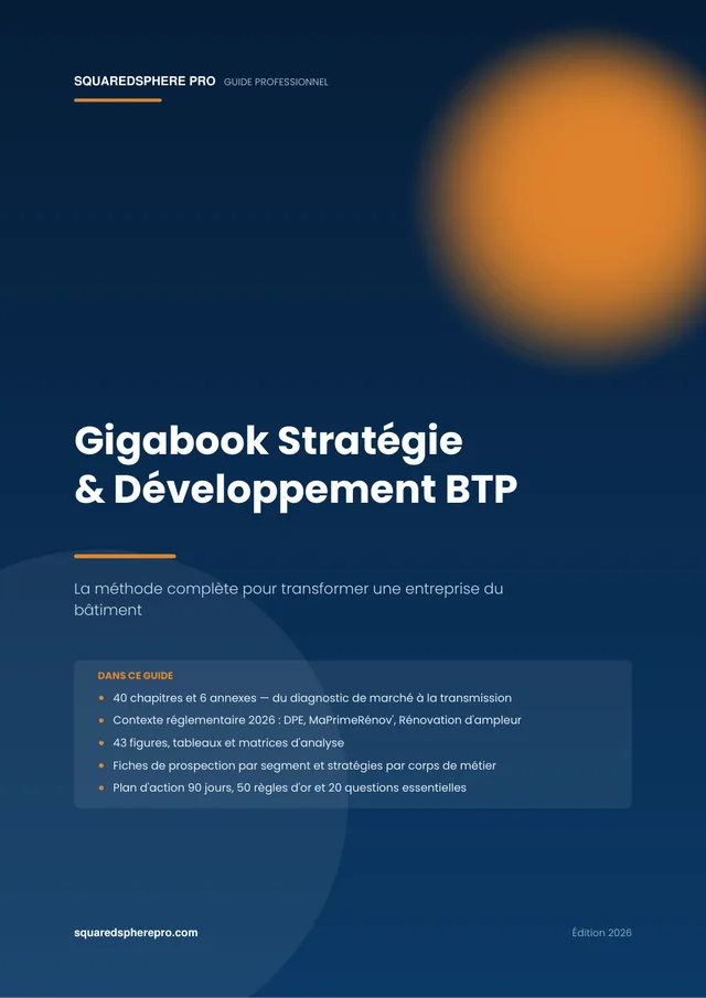 Couverture du Pack Intégral BTP réunissant les cinq manuels