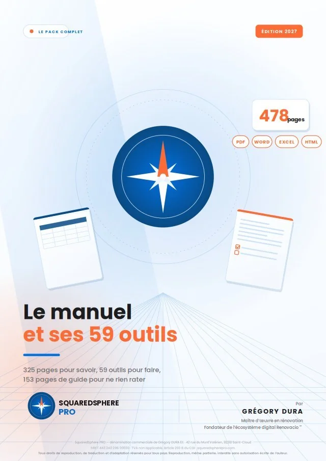 Couverture du pack complet Maîtrise d'œuvre en rénovation