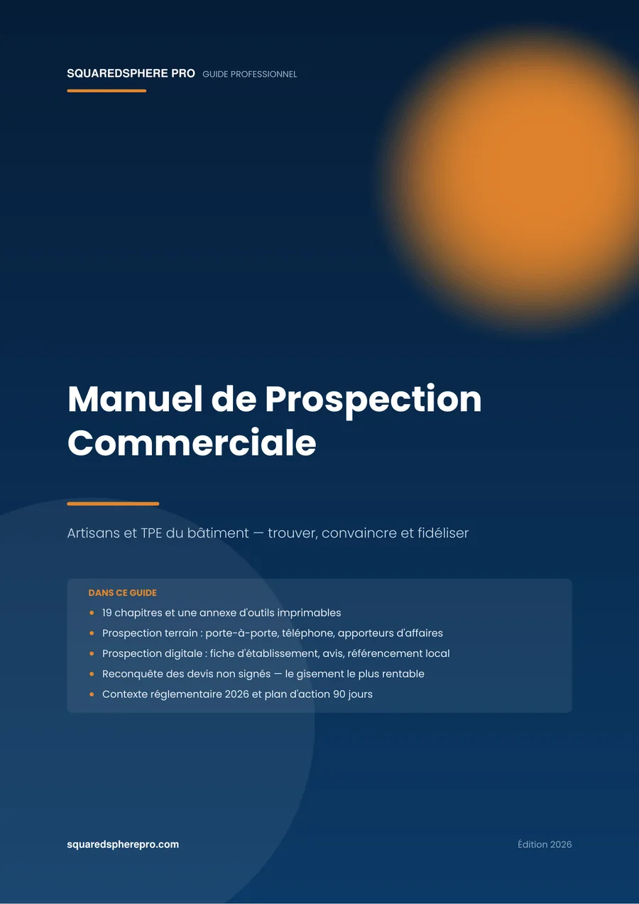 Page 1 de l’extrait du manuel Manuel de Prospection Commerciale